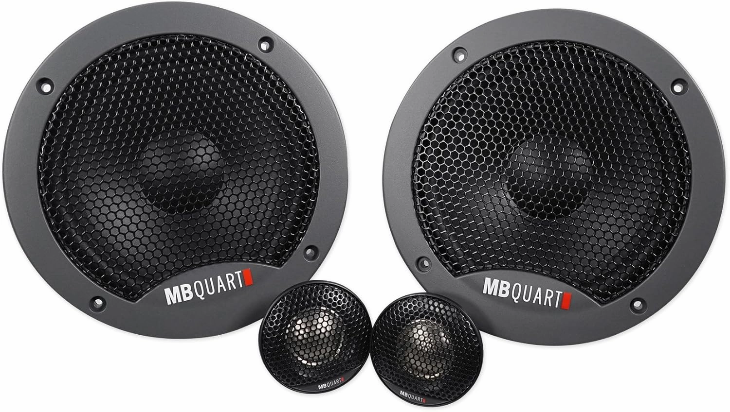 MB Quart (2) Pairs FSB216 6.5" 280 Watt Car Audio Component Speakers