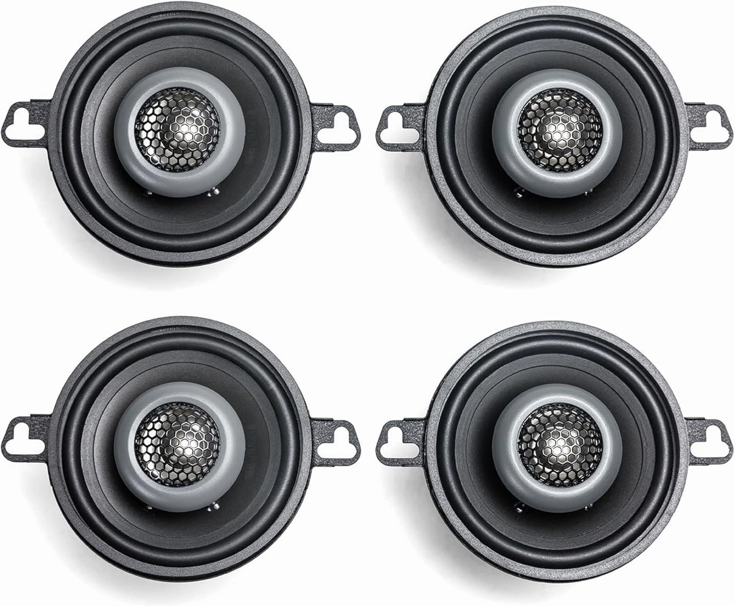 MB Quart - Two Pairs of Formula 3.5 Inch 2-Way Coaxial Car Speakers - FKB108