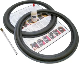 McIntosh 12" Speaker Foam Surround Edge Repair Kit - 2 Speaker Kit - Compatible with McIntosh 36001, MC-1, MC1, ML-1C, ML1C, ML-2C, ML2C, ML-2M, ML2M, ML-4, ML4, XR-16, XR16, Many More
