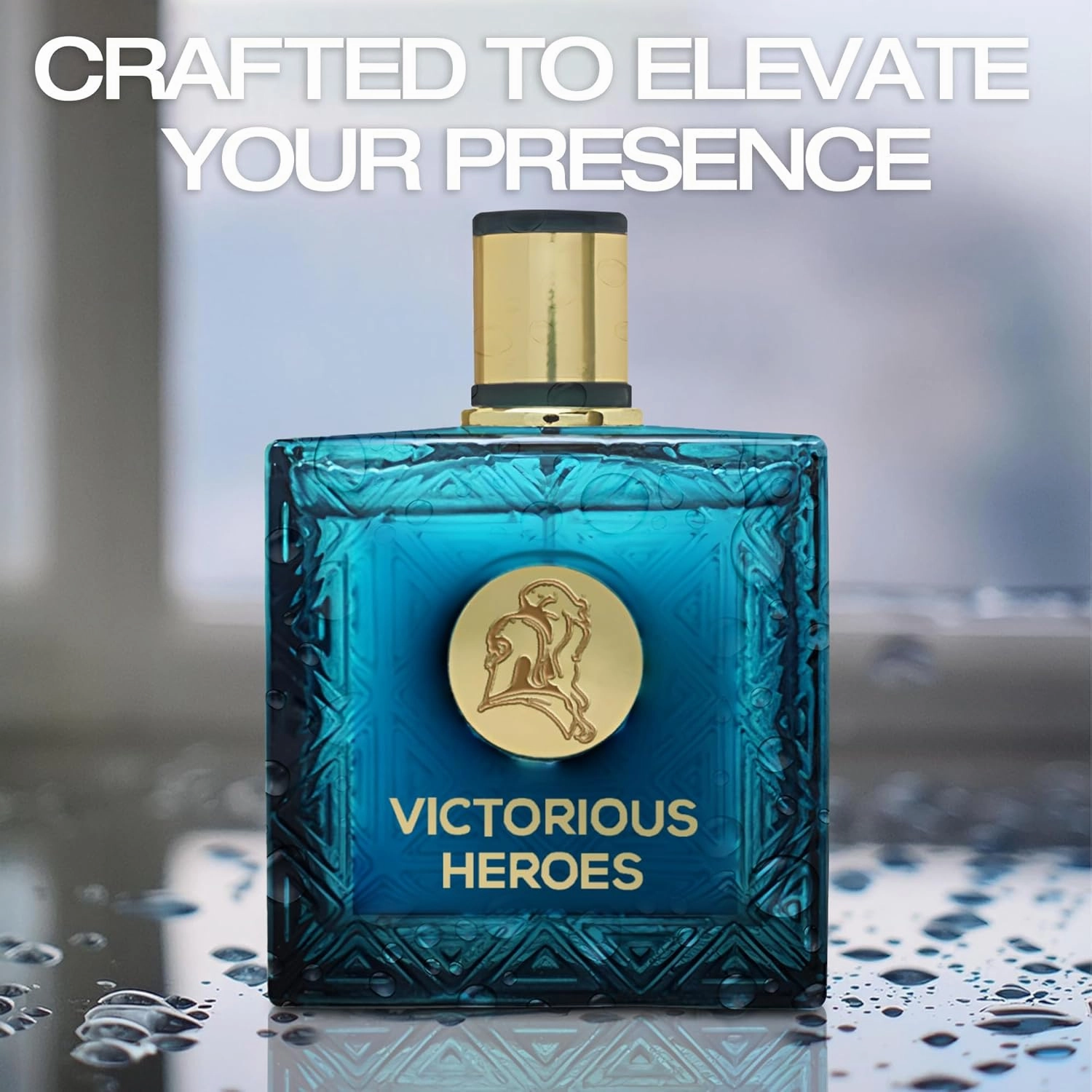 Men's Cologne Victorious Heroes&Victory Heroes Combo Eau De Toilette for Men-Fresh, Romantic Scent Perfume for Men 3.4 Fl Oz Each Natural Spray For All Skin Daily Used