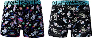 Men's Boxer Briefs | Teens breathable Ultra-Comfortable Underwear | For Comfort-Seeking Teens and Stylish Men 2pack