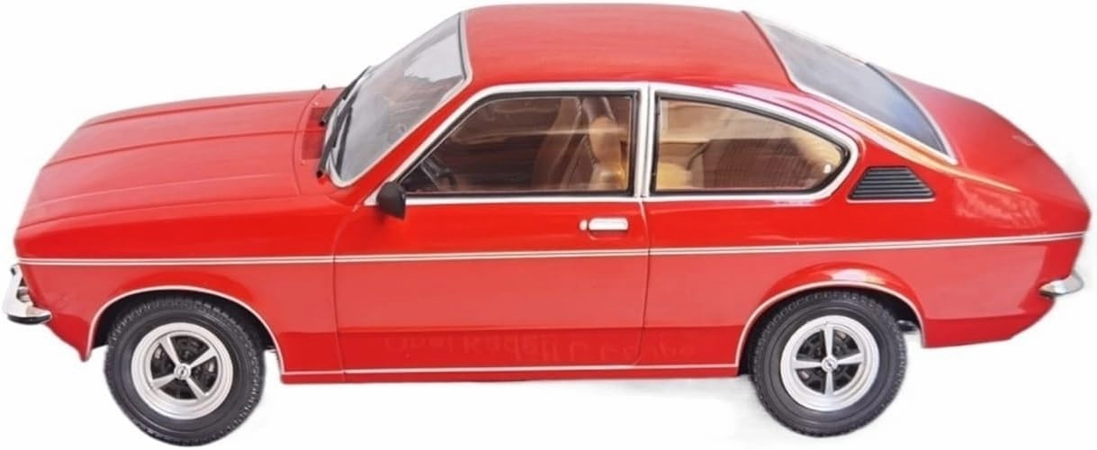 Metal Vehicles Toys 1/18 for Opel Kadett C Coupe Alloy Toy Car Model Sealed Designs Display Stand Decoration Collection Home Or Office Décor