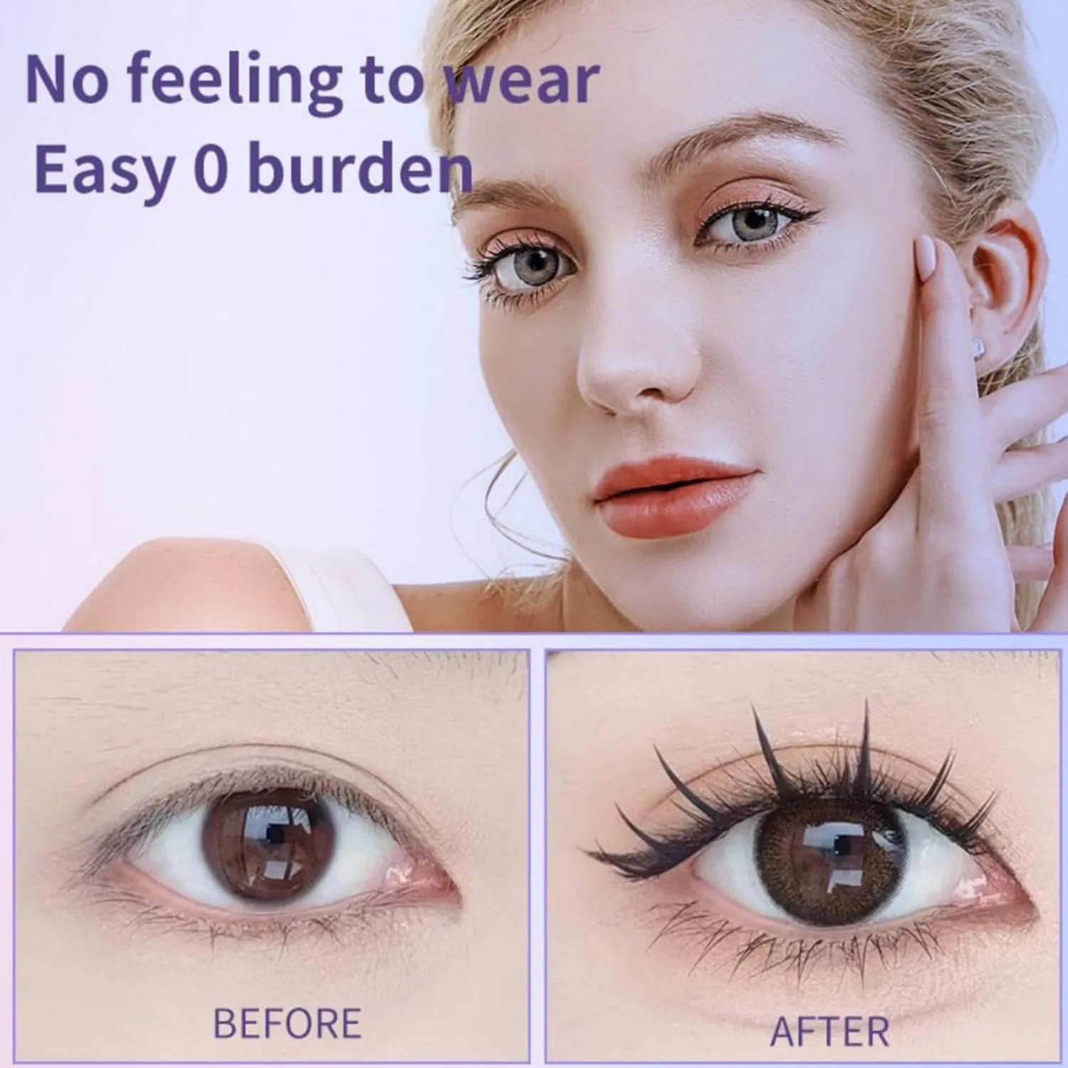 Meylora Magnetic Lashes, 2Pairs Meylora Magnetic Eyelashes, Magnetic Eyelashes, Co Magnetic Lashes, Double Sided Magnetic Eyelashes, Dalarey Magnetic Lashes with Applicator (M12)