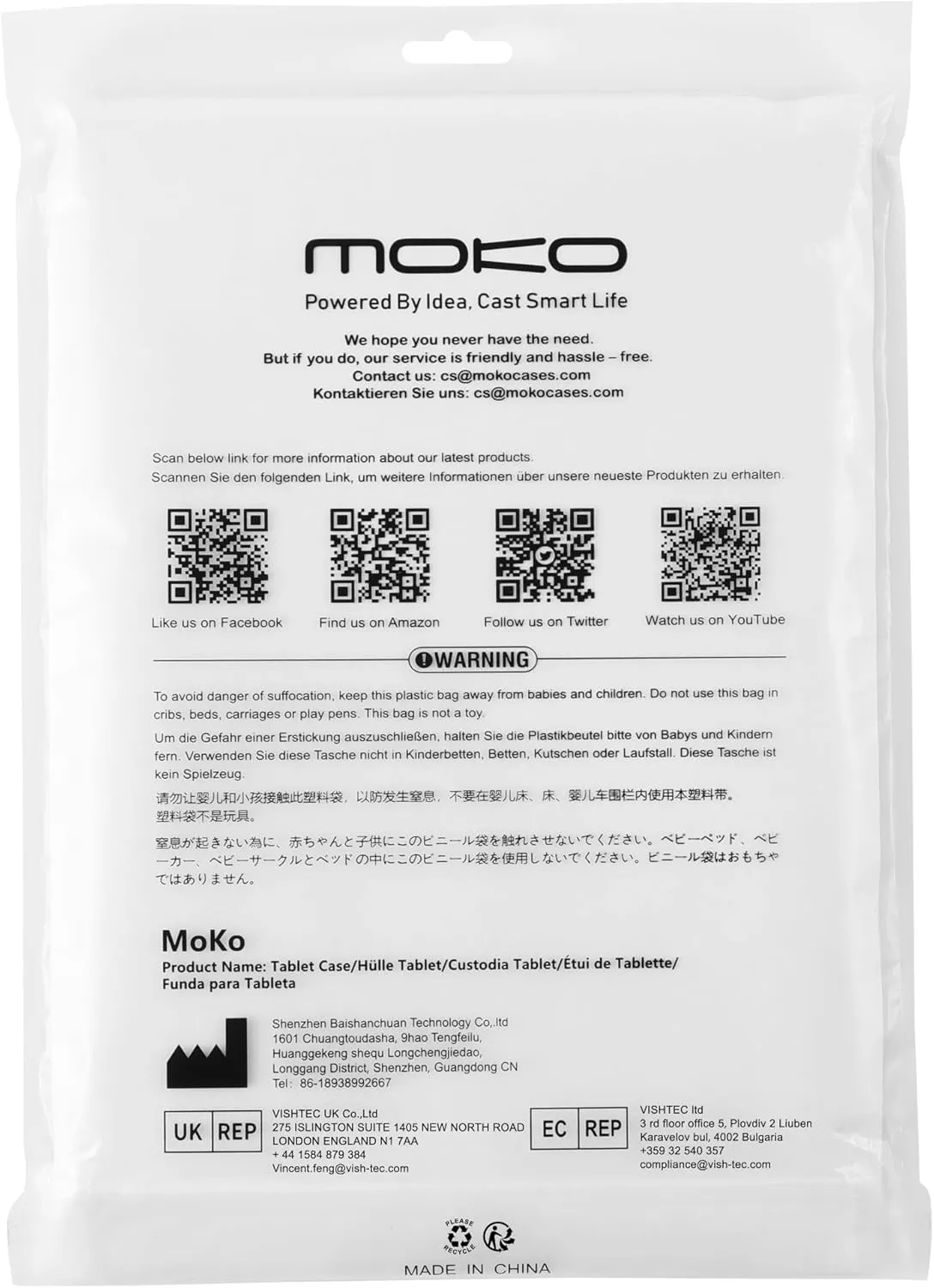 MoKo for iPad (A16) 11th Generation Case 11 Inch 2025, iPad 10th Generation Case 10.9 Inch 2022, Slim Stand Hard PC Translucent Back Shell Smart Cover, Support Touch ID, Auto Wake/Sleep,Space Gray