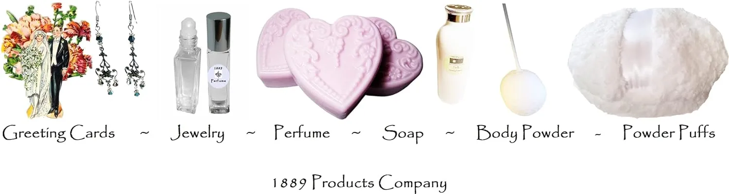 Nantucket Scent Dusting Powder Gift Set - 8 oz Jar Talc-Free Silk Powder - Fleece Body Puff