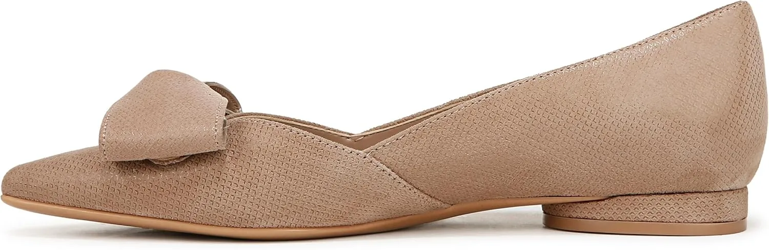 Naturalizer Womens Havana Pointed Toe Slip On Dress Ballet Flat