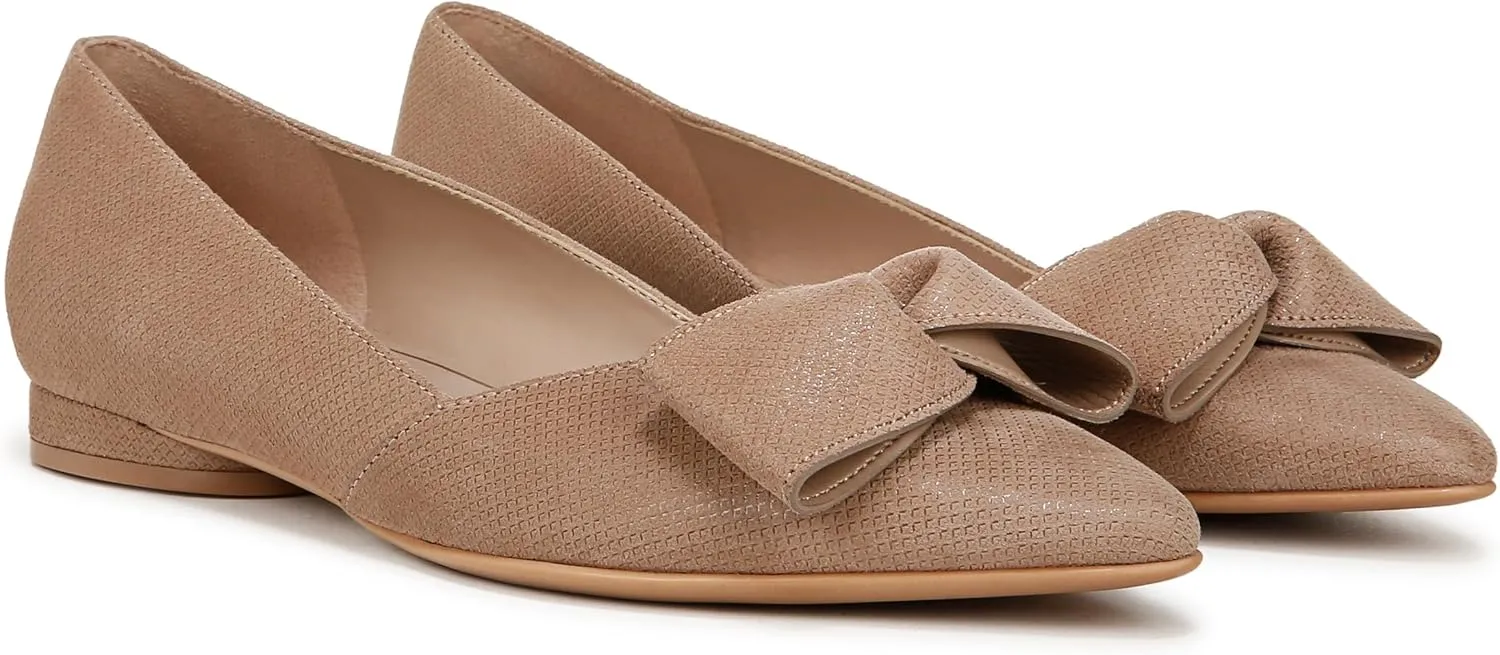 Naturalizer Womens Havana Pointed Toe Slip On Dress Ballet Flat