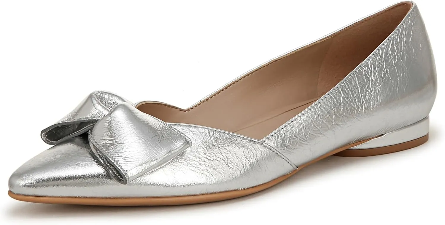Naturalizer Womens Havana Pointed Toe Slip On Dress Ballet Flat