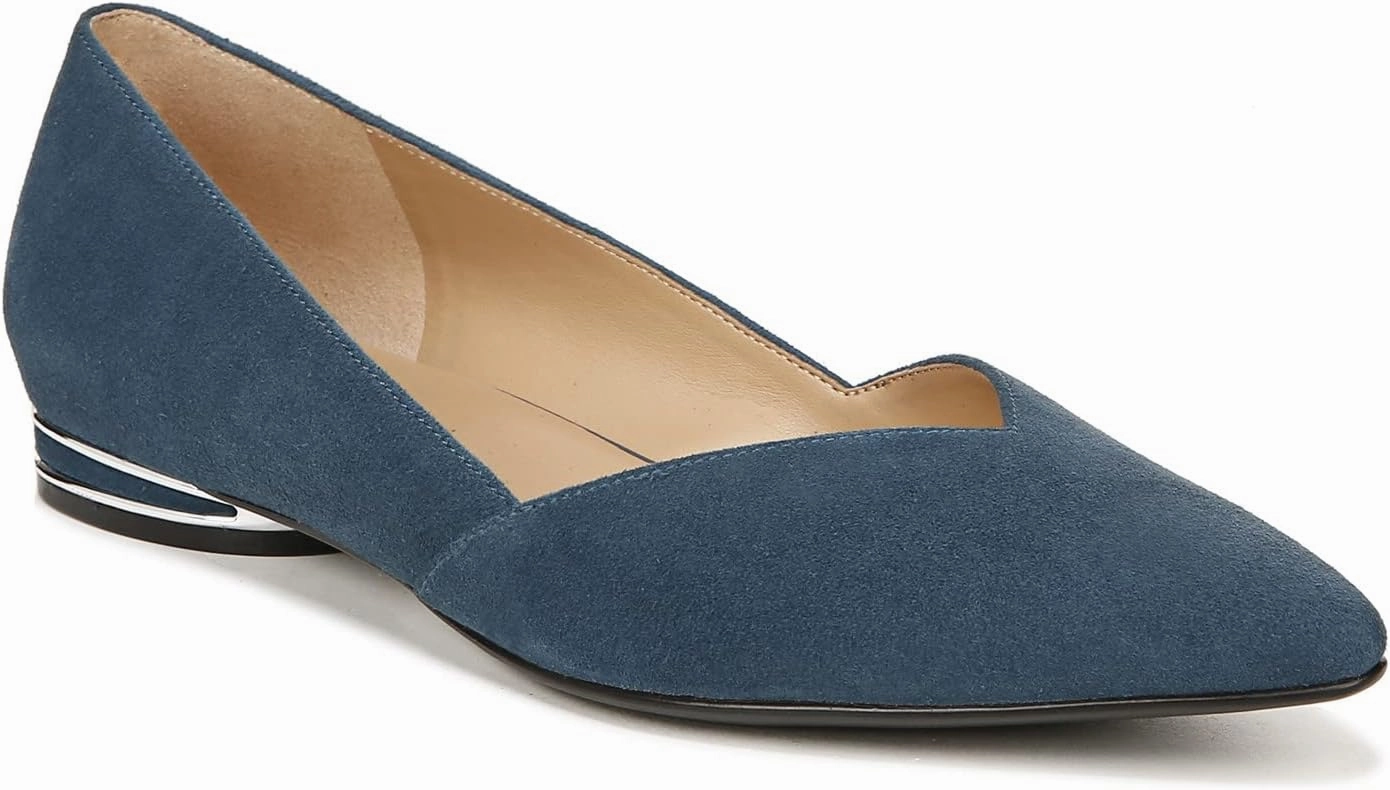 Naturalizer Womens Havana Pointed Toe Slip On Dress Ballet Flat