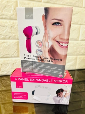New ZAMKAR 5 in 1 Face Facial Exfoliator Electric Massage Machine Care & Cleansing Cleanser, Beauty Skin Cleaner for facial massager machine for face,Facial Machine, Beauty Massager, facial massager