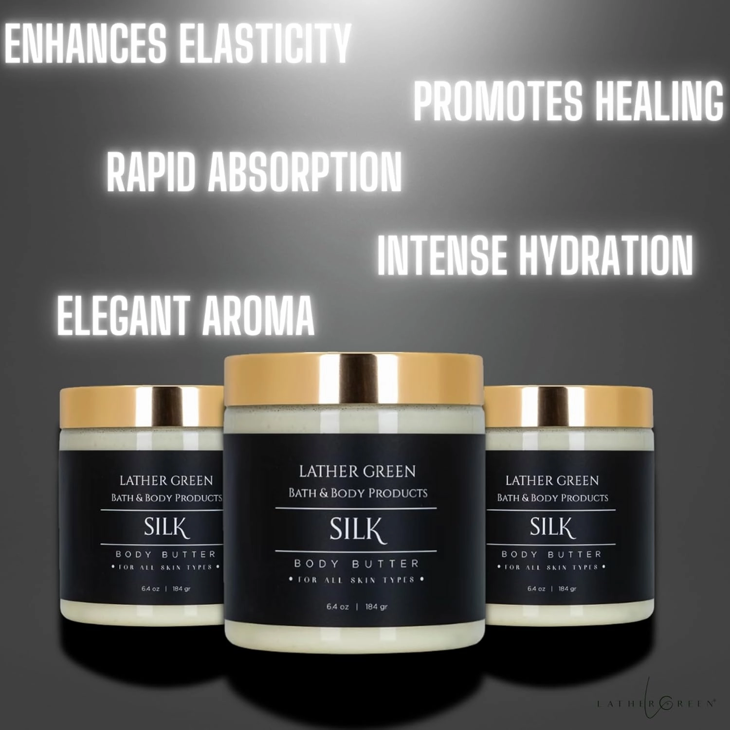 Nourishing & Hydrating - Deep Moisturizing for All Skin Types with Shea & Mango Butter (6.4 OZ, Silk fragrance)