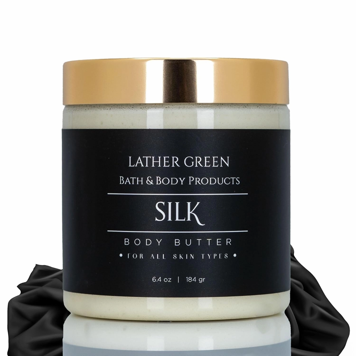 Nourishing & Hydrating - Deep Moisturizing for All Skin Types with Shea & Mango Butter (6.4 OZ, Silk fragrance)