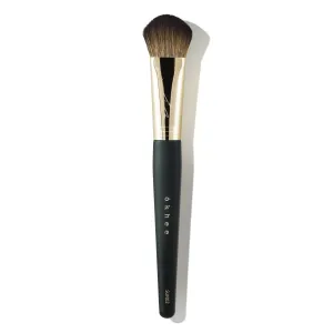 okhee Contour Brush SUN02 - Angled Brush for Precise Contouring | K-Pop Makeup Artist Seo Ok Design | Synthetic Bristles, Black