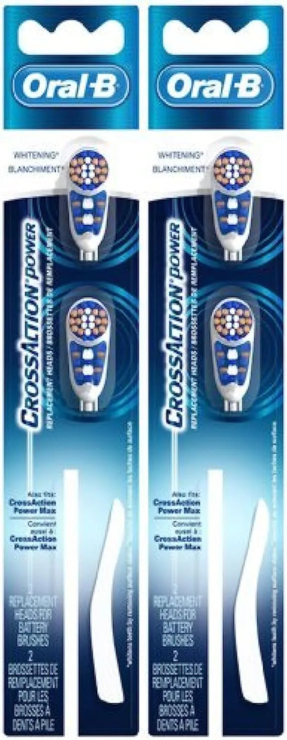 Oral B CrossAction Power Whitening Replacement Head-2 ct, 2 pk