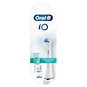 Oral-B iO Specialised Clean Toothbrush Heads, Pack of 2 Counts