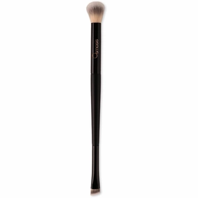 Osmosis 2-in-1 Dual Ended Line & Blend Brush for Precision Eye Liner and Eye Shadow, Thin Slanted Flat Angle Ultra Soft Bristles