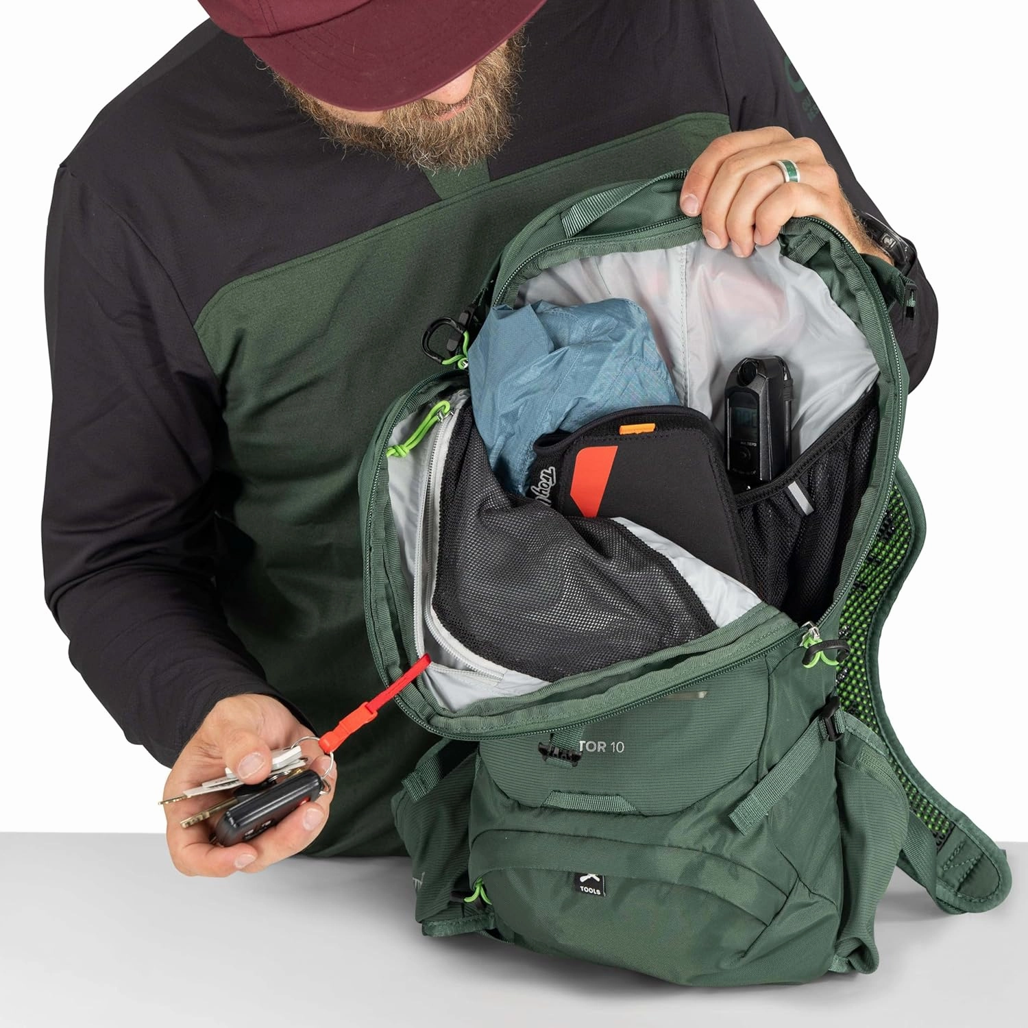 Osprey Raptor 10L Men's Biking Backpack with Hydraulics Reservoir