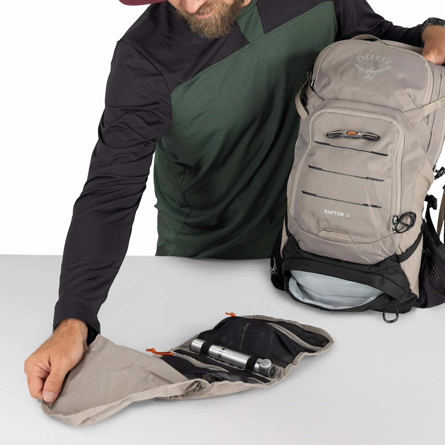 Osprey Raptor 10L Men's Biking Backpack with Hydraulics Reservoir