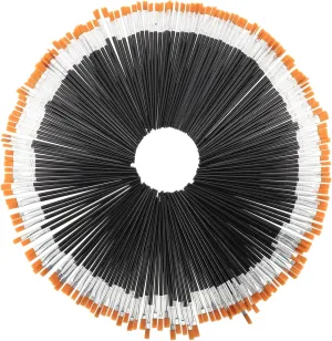 Paintbrush Set 200pcs Flat Tip Acrylic Painting Brushes Nylon Bulk Art Supplies Student Paintbrushes