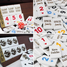 Personalized Rummy Tiles - Custom Rummy Game Tiles
