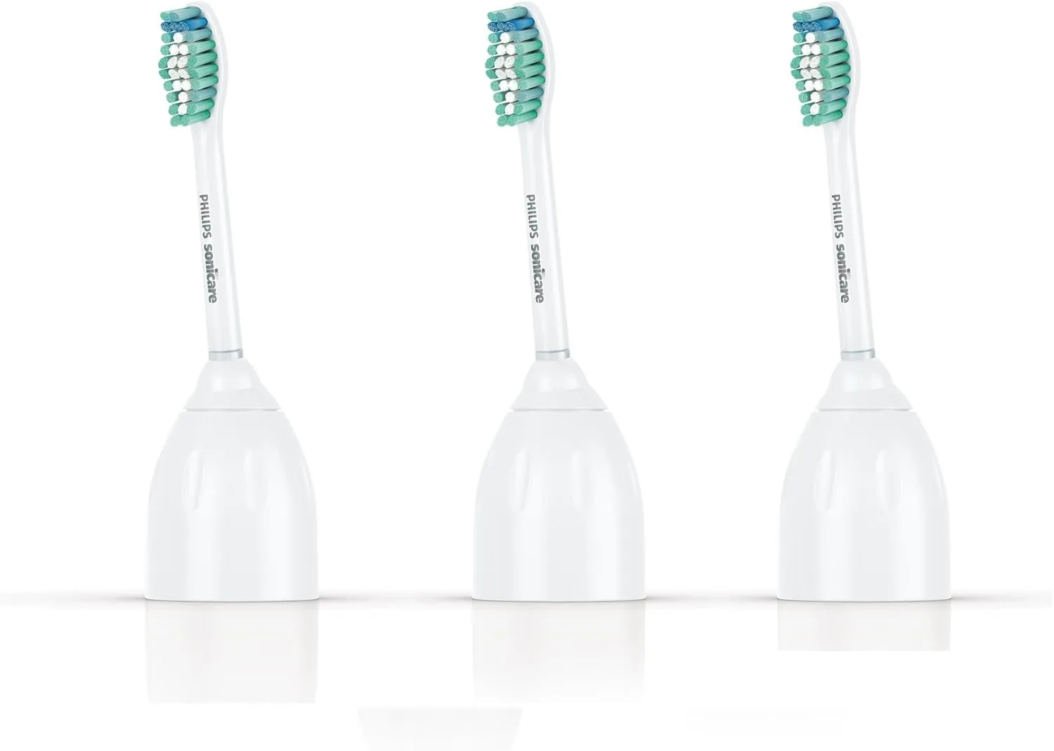 Philips Sonicare Genuine E-Series Replacement Toothbrush Heads, 3 Brush Heads, White, HX7023/64