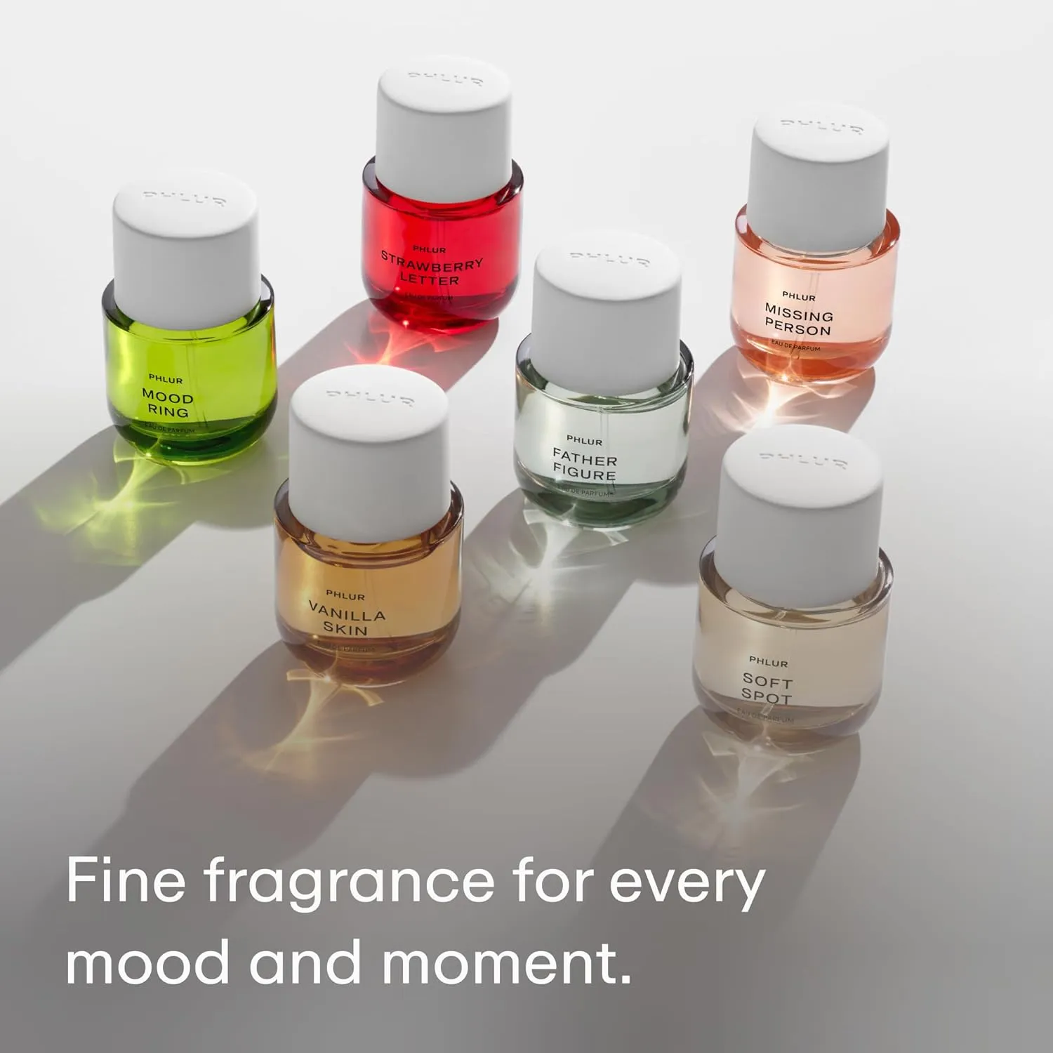 PHLUR Soft Spot Eau de Parfum - Full Size Perfume for Women & Men Fragrance - Floral Amber Musk Perfume with Bergamot, Mandarin, Jasmine, Sandalwood & Vanilla (50mL)