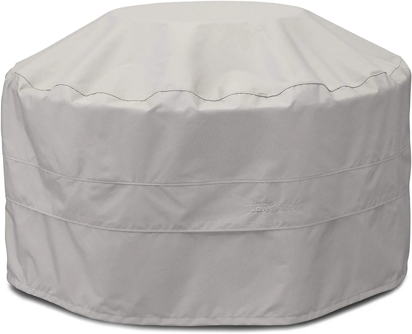 Polywood® Round 48" Fire Pit Table (Black)