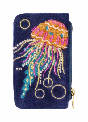Powder Design Velvet Card Holder - Jolly Jelly - Navy