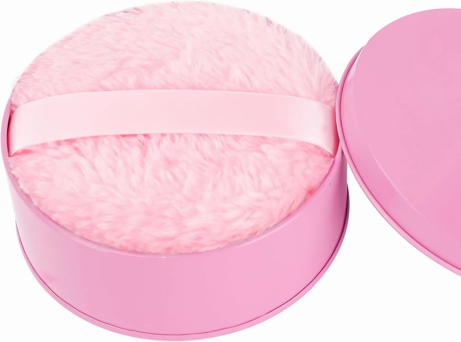 Powder Puff, 6'' Powder Puff for Body Powder,Body Powder Puff and Container, Body Powder Applicator,Oversize Dust Puffs for Women,Extra Large Powder Puffs for Face Powder