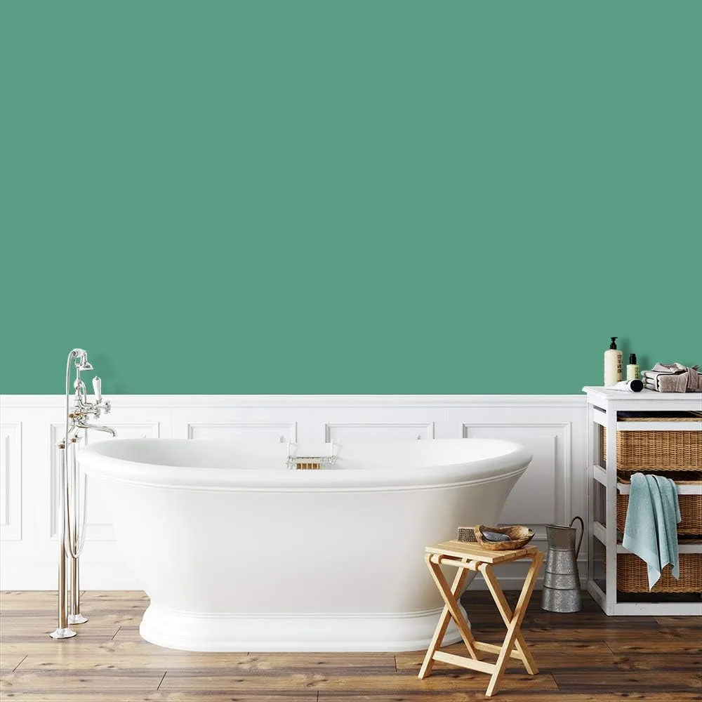 PRESTIGE Paints Exterior Paint and Primer In One, 1-Gallon, Flat, Comparable Match of Benjamin Moore* Alpine Trail*