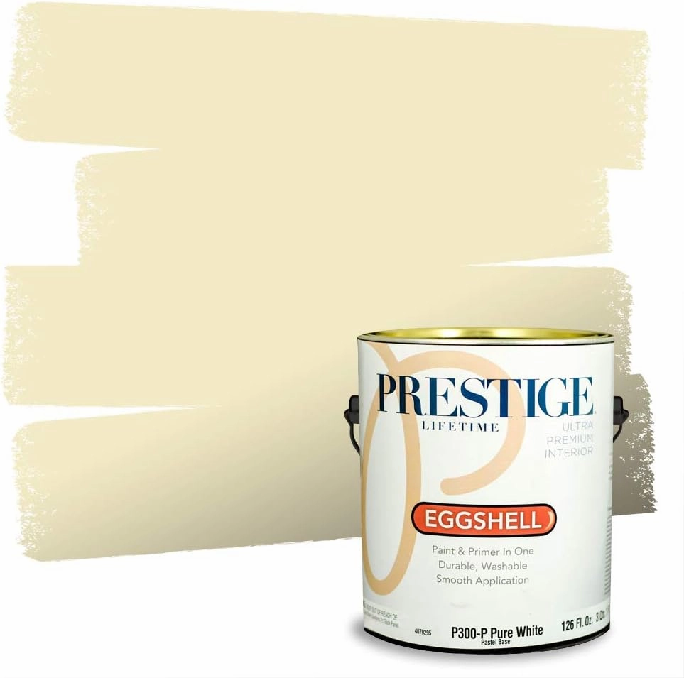 Prestige Paints Interior Paint and Primer in One, Comparable Match of Sherwin Williams* Daybreak*, Eggshell, 1 Gallon