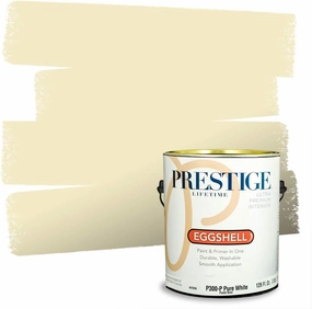 Prestige Paints Interior Paint and Primer in One, Comparable Match of Sherwin Williams* Daybreak*, Eggshell, 1 Gallon