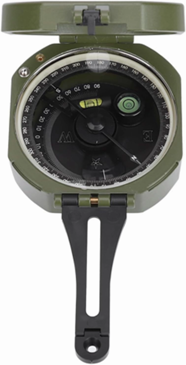 Professional Waterproof Fluorescent Geological Compass High Accuracy