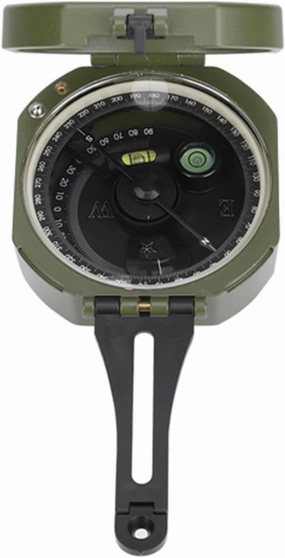 Professional Waterproof Fluorescent Geological Compass High Accuracy