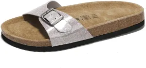 Project Cloud Genuine Leather Womens Sandals - Memory Foam Beach Essentials Womens Slippers - Perfect Summer Sandals for Women 2025 (Bahama)