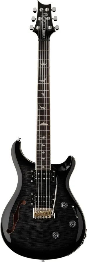 PRS SE Custom 24 Semi-Hollow Piezo, Charcoal Burst