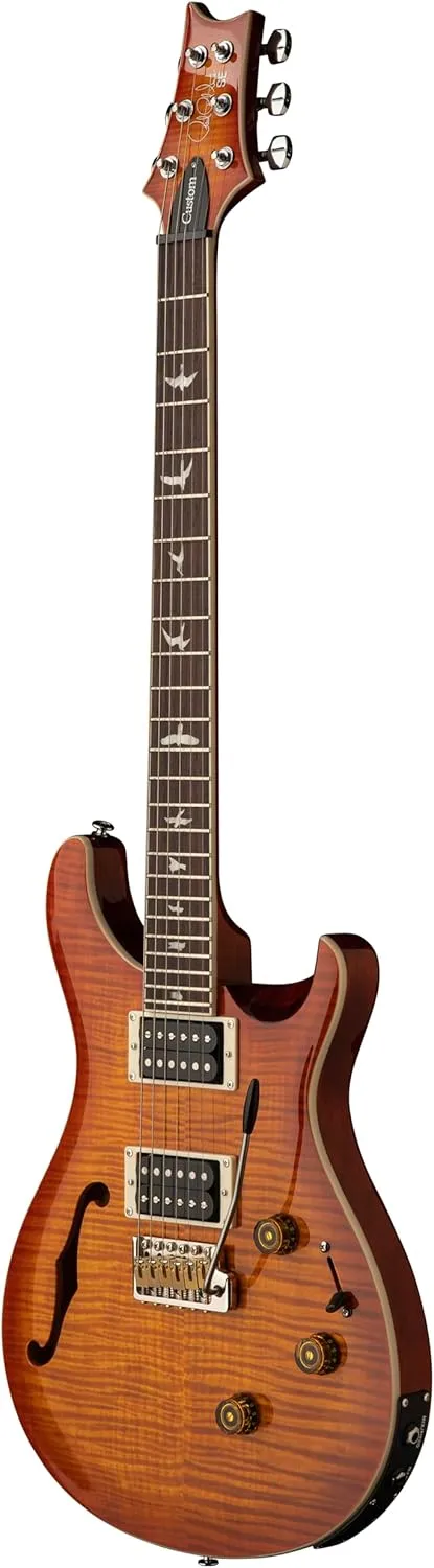 PRS SE Custom 24 Semi-Hollow Piezo, Vintage Sunburst