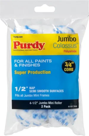 Purdy 140624033 Colossus Roller Cover, 1/2 Nap, 4.5 inch, 6 Count