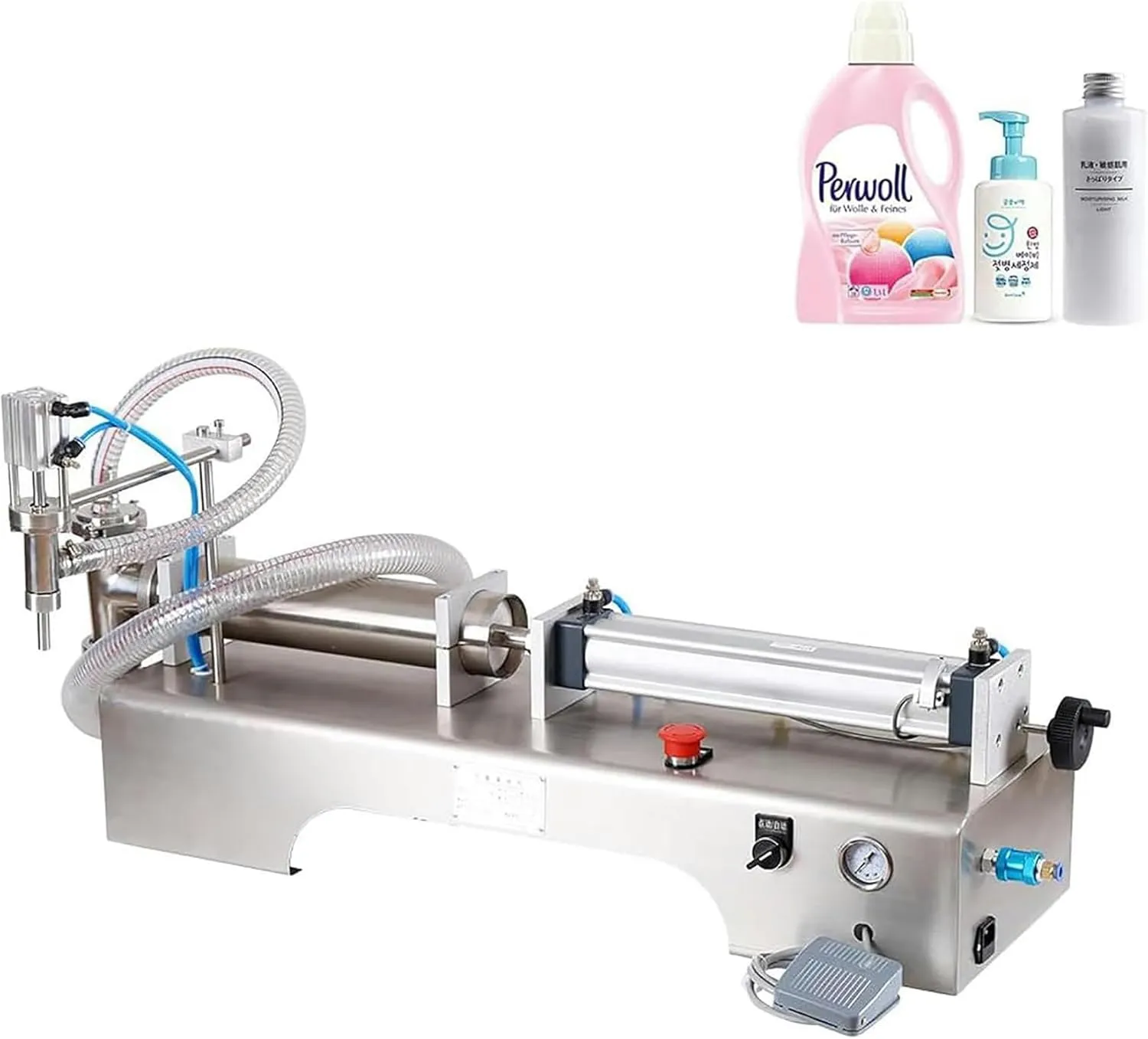 Quantitative Viscous Liquid Filling Machine Liquid Filling Machine Pneumatic Liquid Filling Machine 10-100ml Liquid Filling Machine Liquid Filling Machine
