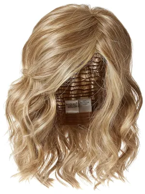 Raquel Welch Editor's Pick Layered Shoulder Length Bob Wig by Hairuwear, Large Cap Size, RL13/88 Golden Pecan