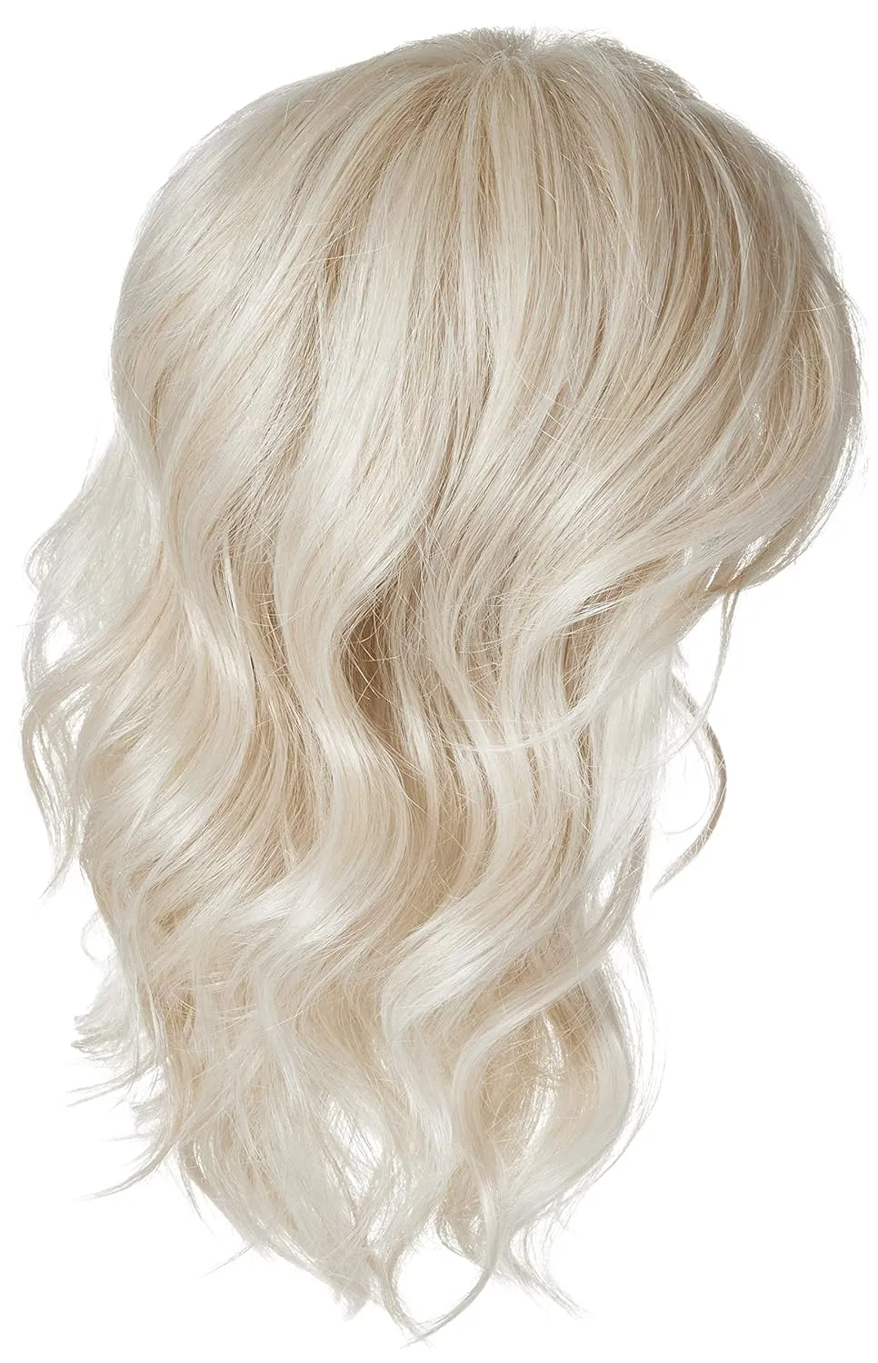 Raquel Welch Editor's Pick Layered Shoulder Length Bob Wig by Hairuwear, Large Cap Size, RL16/22 Iced Sweet Cream
