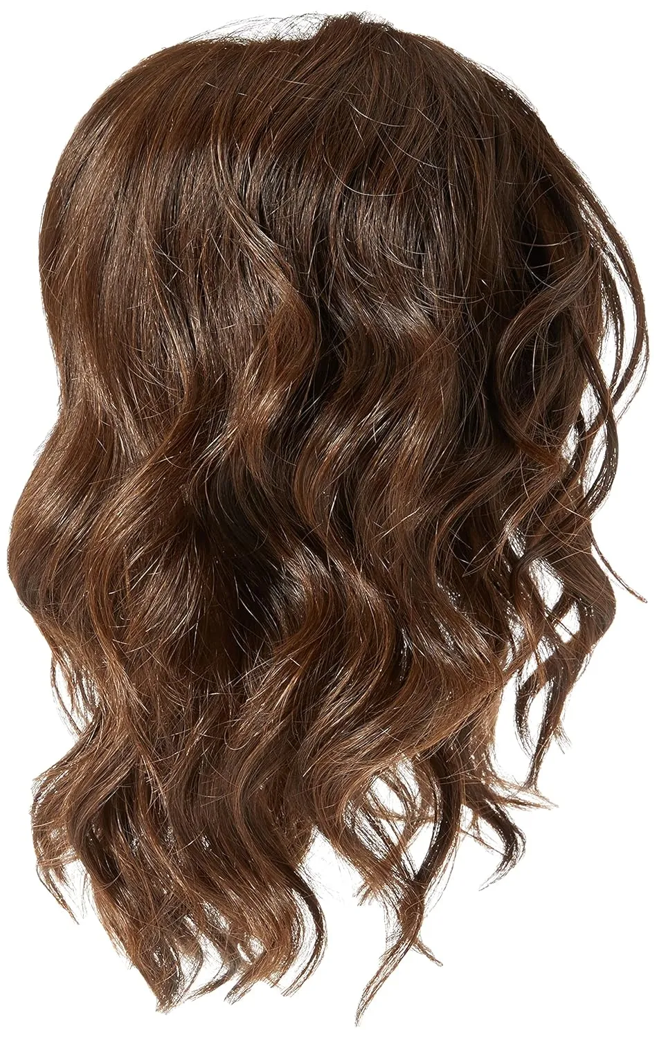 Raquel Welch Editor's Pick Layered Shoulder Length Bob Wig by Hairuwear, Large Cap Size, RL4/6 Black Coffee