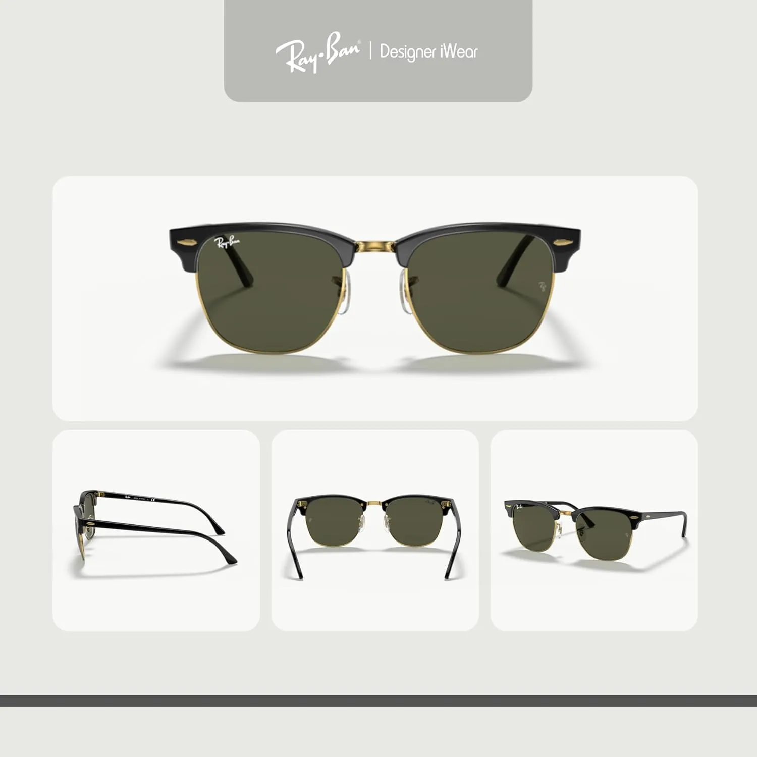 Ray-Ban Sunglasses - Luxury Gift Set: Includes Sunglasses, Tote, Microfiber Bag, Leash in Box Ideal for Gifting