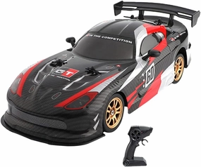 RC Car, 1:16 Scale 2.4GHz Remote Control Car, 4WD High Speed RC Racing Car, with Two Sets of Tires RTR Drift Car for Kids and Adults