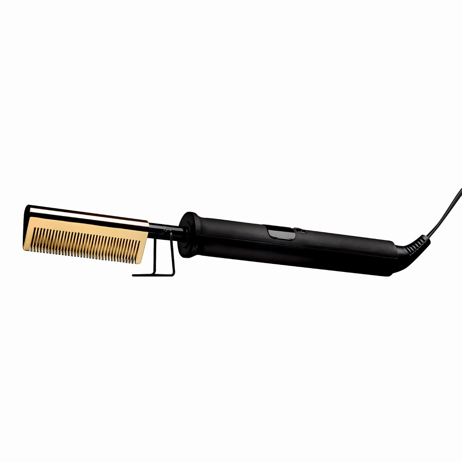 Red by Kiss Hot Comb Hair Straightener 450 Degrees, Straight Teeth Electric Heating Comb, Pressing Comb Brush for Straightening Hair and Beard, Curling Iron for Natural Black Hair