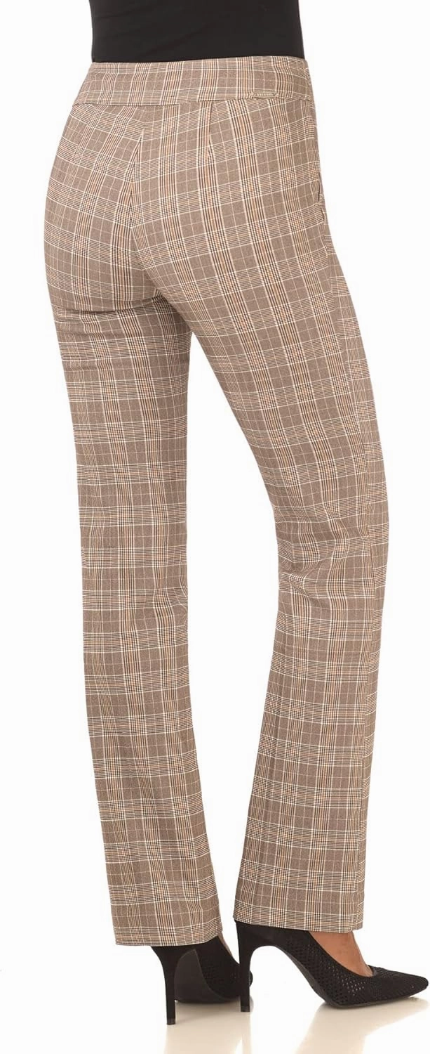 Rekucci Womens Ease into Comfort Stretchy Business Casual Bootcut Pull-On Everyday Office Pant in Regular/Tall/Petite Sizes