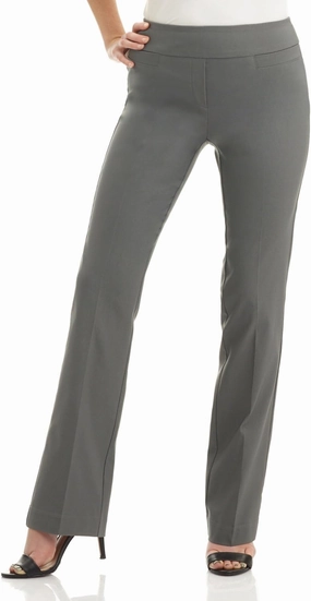 Rekucci Womens Ease into Comfort Stretchy Business Casual Bootcut Pull-On Everyday Office Pant in Regular/Tall/Petite Sizes