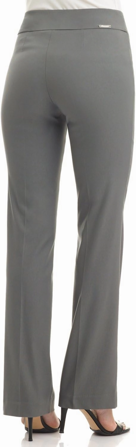 Rekucci Womens Ease into Comfort Stretchy Business Casual Bootcut Pull-On Everyday Office Pant in Regular/Tall/Petite Sizes