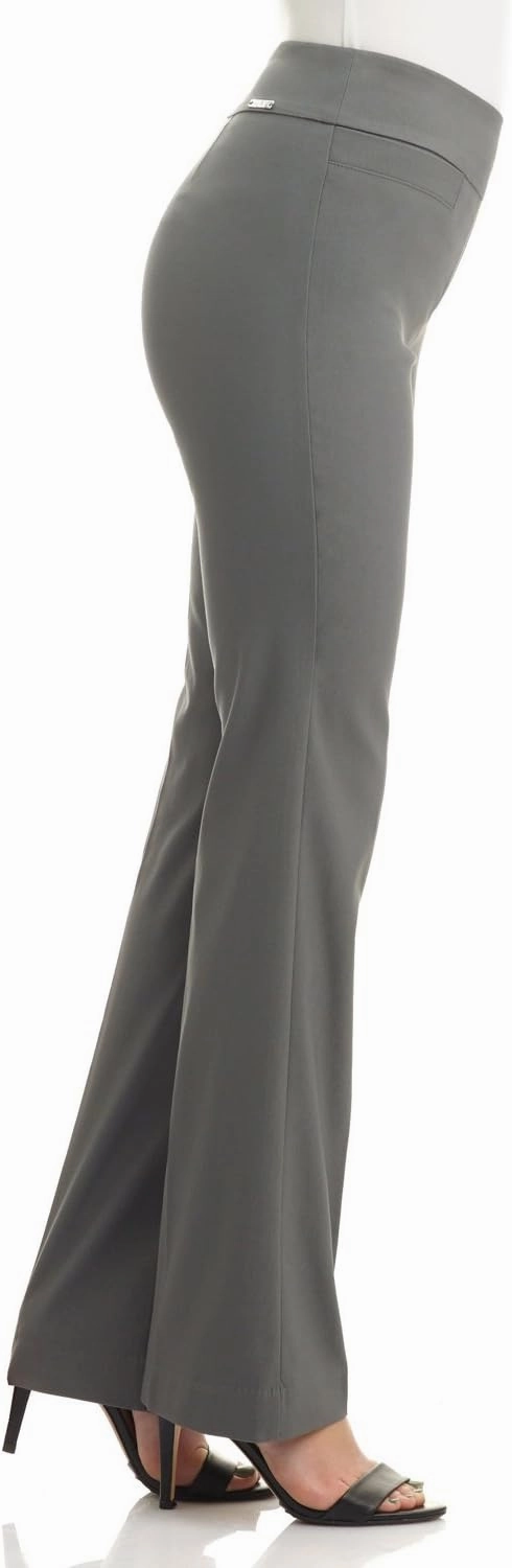 Rekucci Womens Ease into Comfort Stretchy Business Casual Bootcut Pull-On Everyday Office Pant in Regular/Tall/Petite Sizes