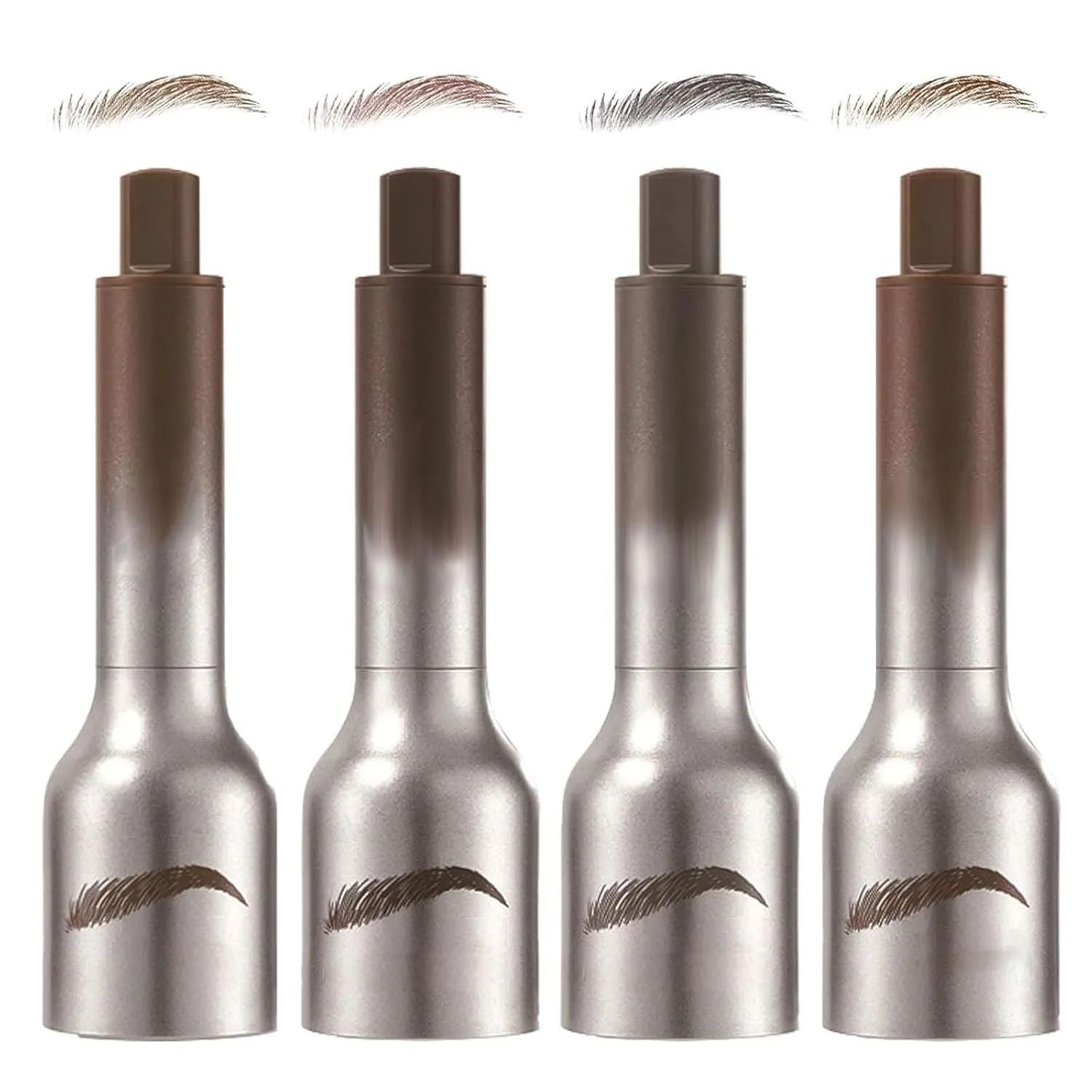 Revorie Brow Fection Angled Brush & Dip - Liftique Instant Brow Brush (4Pcs Mixed)